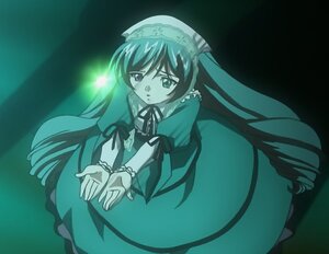 Rating: Safe Score: 0 Tags: 1girl auto_tagged black_ribbon dress frills image long_hair neck_ribbon ribbon short_sleeves solo suiseiseki very_long_hair User: admin