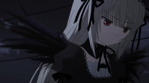 Rating: Safe Score: 0 Tags: 1girl bangs black_ribbon closed_mouth dress eyebrows_visible_through_hair frills hair_ribbon hairband image long_hair looking_at_viewer puffy_sleeves red_eyes ribbon silver_hair solo suigintou upper_body User: admin