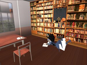 Rating: Safe Score: 0 Tags: black_hair black_wings book bookshelf feathered_wings image indoors library solo suigintou wings User: admin