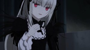 Rating: Safe Score: 0 Tags: 1girl :d bangs black_dress black_wings breasts dress eyebrows_visible_through_hair gothic_lolita hair_ribbon image lolita_fashion long_hair long_sleeves looking_at_viewer open_mouth red_eyes ribbon smile solo suigintou upper_body User: admin
