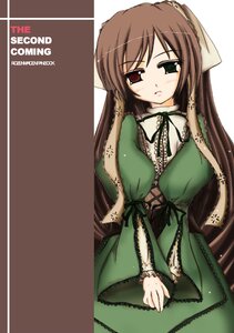 Rating: Safe Score: 0 Tags: 1girl brown_hair dress green_dress green_eyes heterochromia image long_hair long_sleeves looking_at_viewer red_eyes simple_background sitting solo suiseiseki v_arms very_long_hair white_background User: admin