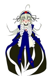 Rating: Safe Score: 0 Tags: 1girl :p blush boots dress flower frills full_body hairband image juliet_sleeves long_hair long_sleeves red_eyes ribbon rose sitting solo suigintou tongue tongue_out very_long_hair white_background User: admin