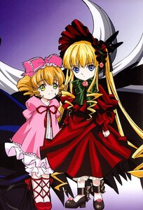 Rating: Safe Score: 0 Tags: 2girls black_footwear blonde_hair blue_eyes bonnet bow bowtie cup dress frills green_bow hair_bow hina_ichigo hinaichigo image long_hair long_sleeves looking_at_viewer multiple_girls pair pink_bow pink_dress red_dress ribbon shinku shoes smile very_long_hair User: admin
