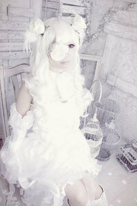 Rating: Safe Score: 0 Tags: 1girl auto_tagged building dress kirakishou looking_back solo white_dress white_hair white_theme User: admin