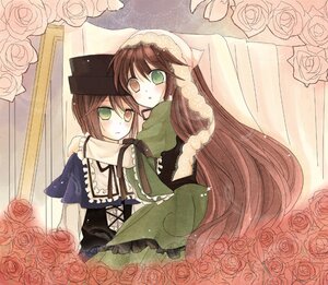 Rating: Safe Score: 0 Tags: 2girls black_flower black_rose blue_rose brown_hair dress flower green_dress green_eyes green_flower hat head_scarf image lolita_fashion long_hair long_sleeves looking_at_viewer multiple_girls orange_flower pair pink_flower pink_rose purple_rose red_flower red_rose rose rose_petals short_hair siblings sisters souseiseki suiseiseki thorns twins very_long_hair white_flower white_rose yellow_flower yellow_rose User: admin