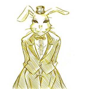 Rating: Safe Score: 0 Tags: 1boy bow bowtie image laplace_no_ma long_sleeves looking_at_viewer monochrome smile solo white_background User: admin