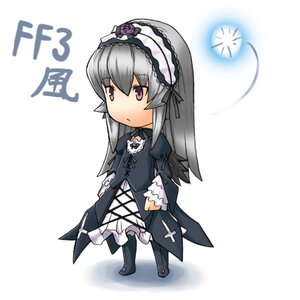 Rating: Safe Score: 0 Tags: 1girl black_wings chibi dress flower frills full_body hairband image jingai_modoki long_hair long_sleeves lowres photoshop_(medium) rose rozen_maiden silver_hair simple_background solo standing suigintou white_background wings User: admin
