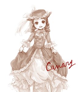 Rating: Safe Score: 0 Tags: 1girl :d animal_ears bloomers bow dress frills hat image kanaria long_sleeves looking_at_viewer monochrome open_mouth ribbon short_hair skirt_hold smile solo striped User: admin