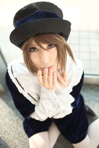 Rating: Safe Score: 0 Tags: 1girl 3d bangs blonde_hair blurry brown_hair closed_mouth depth_of_field dress hat lips looking_at_viewer short_hair solo souseiseki swept_bangs User: admin