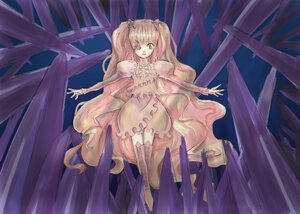 Rating: Safe Score: 0 Tags: 1girl 86800 dress image kirakishou long_hair pink_hair solo thighhighs very_long_hair User: admin