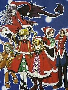 Rating: Safe Score: 0 Tags: blonde_hair boots christmas dress hat image long_hair long_sleeves multiple multiple_girls santa_costume santa_hat shinku standing tagme twintails very_long_hair wings User: admin