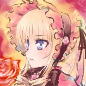 Rating: Safe Score: 0 Tags: 1girl blonde_hair blue_eyes blush flower hat image long_hair pink_flower pink_headwear pink_rose profile red_flower red_rose rose shinku solo twintails upper_body User: admin