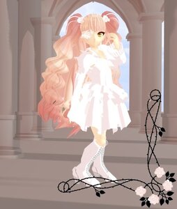 Rating: Safe Score: 0 Tags: 1girl dress flower hair_flower hair_ornament image kirakishou long_hair pink_hair see-through solo very_long_hair white_dress white_flower yellow_eyes User: admin