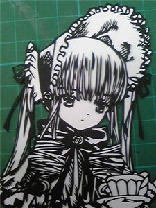 Rating: Safe Score: 0 Tags: 1girl animal_ears argyle bangs blush cat_ears checkered checkered_background dress frills green_theme image lolita_fashion long_sleeves looking_at_viewer monochrome shinku solo upper_body User: admin
