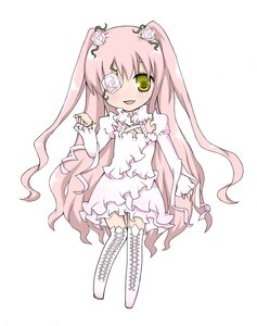 Rating: Safe Score: 0 Tags: 1girl bad_id bad_pixiv_id boots chibi cross-laced_footwear dress eyepatch flower frills full_body highres image inume_(pixiv91007) kirakishou knee_boots long_hair open_mouth photoshop_(medium) pink_hair rose rozen_maiden smile solo striped thigh_boots thighhighs two_side_up very_long_hair white_flower white_footwear white_rose yellow_eyes User: admin