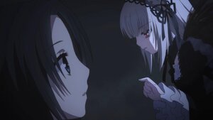 Rating: Safe Score: 0 Tags: 2girls auto_tagged bangs dress frilled_sleeves frills hairband image kakizaki_megu long_hair long_sleeves looking_at_another multiple_girls profile red_eyes ribbon rose solo suigintou wings User: admin
