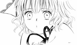Rating: Safe Score: 0 Tags: 1girl bangs blush closed_mouth eyebrows_visible_through_hair greyscale hinaichigo image komeiji_koishi looking_at_viewer monochrome short_hair simple_background solo wavy_hair white_background User: admin