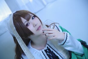 Rating: Safe Score: 0 Tags: 1girl bangs blue_eyes blurry blurry_background depth_of_field heterochromia lace lips long_hair long_sleeves looking_at_viewer parted_lips solo suiseiseki upper_body User: admin