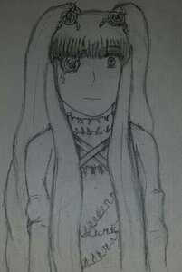 Rating: Safe Score: 0 Tags: 1girl bare_shoulders choker closed_mouth dress greyscale image kirakishou long_hair looking_at_viewer monochrome solo upper_body veil User: admin
