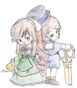 Rating: Safe Score: 0 Tags: dress frills full_body green_dress green_eyes hat heterochromia image long_sleeves multiple_girls pair red_eyes siblings simple_background sisters smile souseiseki suiseiseki tongue tongue_out top_hat twins watering_can white_background User: admin