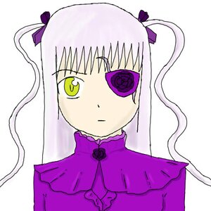 Rating: Safe Score: 0 Tags: 1girl barasuishou dress flower hair_ribbon image long_hair long_sleeves looking_at_viewer purple_dress purple_flower purple_rose ribbon rose solo suigintou upper_body yellow_eyes User: admin