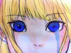 Rating: Safe Score: 0 Tags: 1girl blonde_hair blue_eyes close-up eyebrows_visible_through_hair eyes face image looking_at_viewer shinku solo User: admin