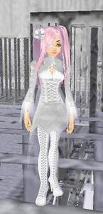 Rating: Safe Score: 0 Tags: 1girl dress image kirakishou long_hair pink_hair solo standing white_dress User: admin