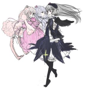 Rating: Safe Score: 0 Tags: 3girls bad_id bad_pixiv_id bangs barasuishou black_wings boots cross dress flower frills gothic_lolita hair_flower hair_ornament hairband image kirakishou lolita_fashion lolita_hairband long_hair long_sleeves mksm multiple multiple_girls open_mouth pale_skin pink_hair puffy_sleeves purple_eyes ribbon rose rozen_maiden silver_hair sketch skirt smile suigintou tagme wings yellow_eyes User: admin