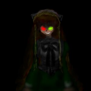 Rating: Safe Score: 0 Tags: 1girl dark dress evil_grin evil_smile glowing glowing_eyes green_eyes grin image long_hair looking_at_viewer red_eyes simple_background smile solo suiseiseki User: admin