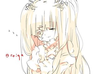 Rating: Safe Score: 0 Tags: 1girl bangs closed_eyes closed_mouth dress flower hair_flower hair_ornament image kirakishou long_hair rose solo striped striped_background two_side_up upper_body vertical_stripes white_flower User: admin