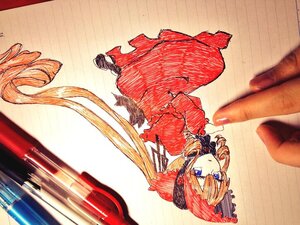 Rating: Safe Score: 0 Tags: 1girl blonde_hair blue_eyes bonnet dress drill_hair image long_hair long_sleeves looking_at_viewer marker_(medium) photo red_dress shinku solo traditional_media twin_drills twintails very_long_hair User: admin