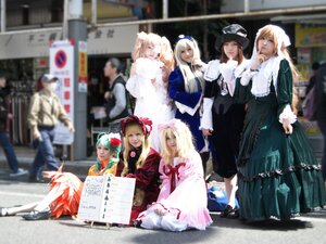 Rating: Safe Score: 0 Tags: 3d 6+girls 91076 blonde_hair blurry blurry_background blurry_foreground closed_eyes depth_of_field dress hair_ornament hat long_hair long_sleeves multiple_cosplay multiple_girls photo short_hair tagme User: admin