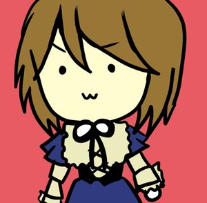 Rating: Safe Score: 0 Tags: 1girl full_body image red_background short_hair simple_background solo souseiseki User: admin