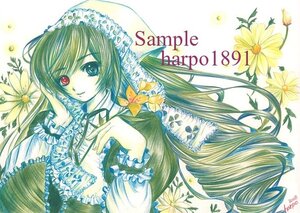 Rating: Safe Score: 0 Tags: 1girl dress flower frills green_hair hat hatsune_miku heterochromia image long_hair long_sleeves looking_at_viewer marker_(medium) red_eyes ribbon smile solo suiseiseki sunflower traditional_media very_long_hair User: admin