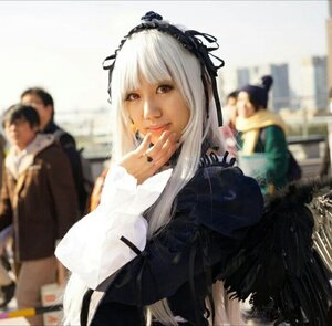 Rating: Safe Score: 0 Tags: 1girl 3d blurry blurry_background blurry_foreground depth_of_field doll_joints dress frills gothic_lolita hairband joints lips long_hair long_sleeves looking_at_viewer photo realistic red_eyes ribbon silver_hair solo stuffed_animal suigintou wings User: admin
