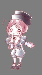 Rating: Safe Score: 0 Tags: 1girl brown_hair capelet chibi hat image long_sleeves shoes short_hair solo souseiseki User: admin
