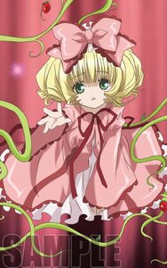 Rating: Safe Score: 0 Tags: 1girl apple blonde_hair bow cherry dress flower food frills fruit hina_ichigo hinaichigo image long_sleeves looking_at_viewer object_namesake pink_bow pink_dress plant ribbon short_hair solo strawberry vines User: admin