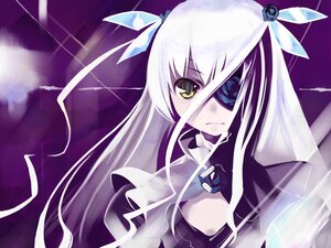 Rating: Safe Score: 0 Tags: 1girl bangs barasuishou eyepatch flower hair_ornament highres image long_hair magical_girl ribbon rose rozen_maiden solo upper_body ushiki_yoshitaka yellow_eyes User: admin