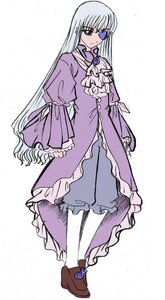 Rating: Safe Score: 0 Tags: 1girl bangs barasuishou blunt_bangs dress frills full_body image long_hair long_sleeves looking_at_viewer pantyhose purple_dress shoes solo standing very_long_hair white_legwear User: admin