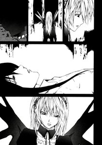 Rating: Safe Score: 0 Tags: 2girls comic dress greyscale hairband half-closed_eyes long_hair monochrome multiple_girls ribbon silhouette suigintou User: admin