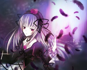 Rating: Safe Score: 0 Tags: 1girl bangs bird black_feathers black_wings cross dress feathers flower frills hairband image lolita_fashion lolita_hairband long_hair long_sleeves looking_at_viewer pale_skin ribbon rose rozen_maiden shima_yukiwa silver_hair solo suigintou white_feathers wings User: admin