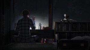 Rating: Safe Score: 0 Tags: 2boys dark image indoors multiple_boys sakurada_jun sitting solo suigintou table User: admin