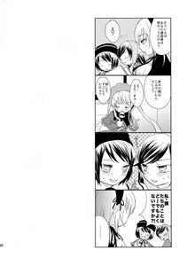 Rating: Safe Score: 0 Tags: ^_^ blush closed_eyes comic doujinshi doujinshi_#87 greyscale hairband image long_hair maid maid_headdress monochrome multiple multiple_girls open_mouth school_uniform short_hair smile User: admin