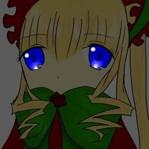 Rating: Safe Score: 0 Tags: 1girl bangs blonde_hair blue_eyes blunt_bangs face flower image long_hair looking_at_viewer red_rose rose shinku simple_background solo User: admin