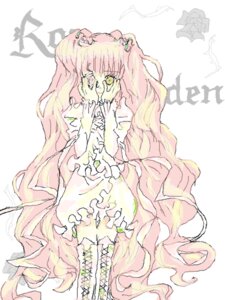 Rating: Safe Score: 0 Tags: 1girl blonde_hair dress flower frills gradient_hair image kirakishou long_hair long_sleeves pink_hair solo very_long_hair white_background wide_sleeves yellow_eyes User: admin