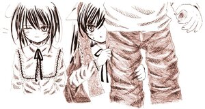 Rating: Safe Score: 0 Tags: 1girl auto_tagged blush image long_sleeves monochrome one_eye_closed pair sakurada_jun souseiseki suiseiseki User: admin