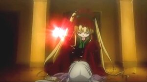 Rating: Safe Score: 0 Tags: blonde_hair dress hat image long_hair long_sleeves red_dress shinku solo User: admin
