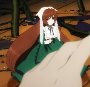 Rating: Safe Score: 0 Tags: blurry blurry_foreground brown_hair depth_of_field dress frills green_dress green_eyes heterochromia image long_hair long_sleeves looking_at_viewer motion_blur multiple_girls red_eyes siblings solo solo_focus suiseiseki very_long_hair User: admin