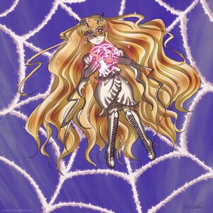 Rating: Safe Score: 0 Tags: 1girl blonde_hair boots cross-laced_footwear dress eyepatch hair_ornament hairpin heart image kirakishou knee_boots long_hair rose solo very_long_hair yellow_eyes User: admin