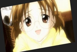Rating: Safe Score: 0 Tags: 1girl :d bangs brown_eyes brown_hair glasses human letterboxed looking_at_viewer open_mouth sakurada_nori screenshot smile solo User: admin